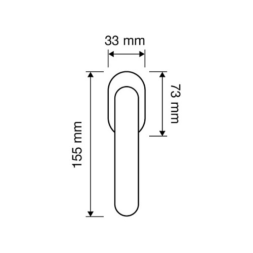 Ручка віконна LINEA CALI Aldar золото/матове золото - Фото №2
