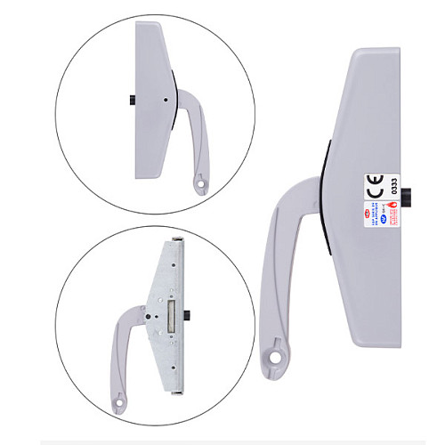 Антипаніка накладна JPM 890200-01-0-Z для евакуаційного виходу сірий - Фото №6