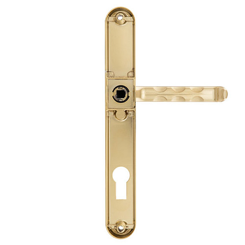 Ручки на планке ROSTEX Profile Z 85мм (57-62мм) фиксированная-нажимная титан PVD - Фото №2