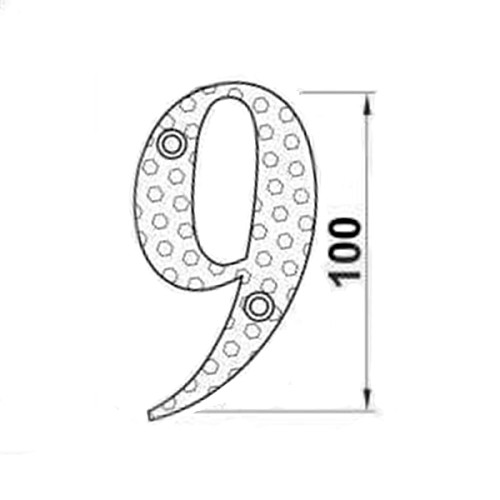 Цифра AMIG "9" черная - Фото №2