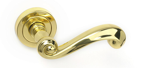 Ручки на розеті TUPAI Carla 738 (800-787) золото поліроване - Фото №2