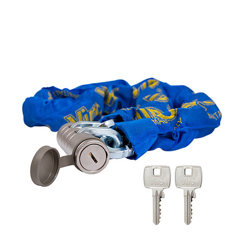 Замок для велосипеда VIRO Moto Totem з ланцюгом 120см 2 ключа - Фото №5