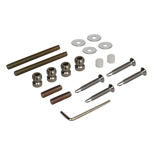 Ручки скобы ABARO Bali 90° L:1500 X:1300 D:32mm SS 304 антрацит RAL 7016 (комплект) - Фото №7