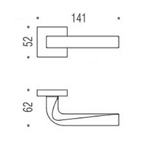 Ручки на розеті COLOMBO Prius MA11 (MM29BZG-MM13) матовий хром - Фото №3