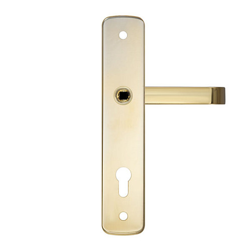 Ручки на планці з протектором ROSTEX Astra R 90мм (38-55мм) титан PVD - Фото №2