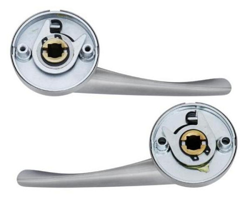 Ручки на розетте ROSTEX Milano ES52 нержавеющая сталь матовая - Фото №2