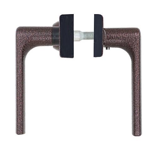 Ручки на планке с протектором ROSTEX R4 R 85мм (38-55мм) коричневый - Фото №4