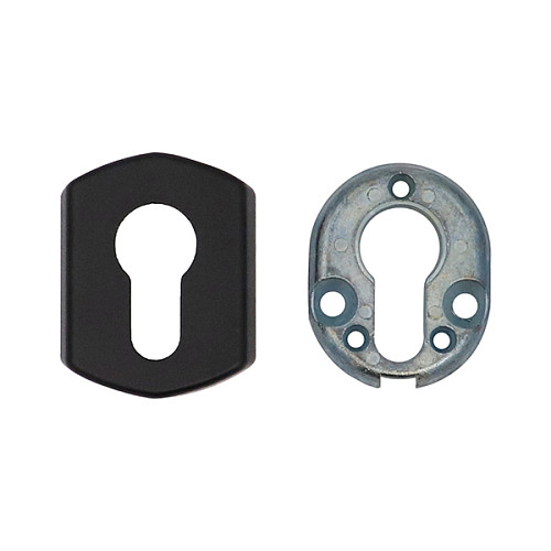 Накладка на сердцевину CISA 07076.71 для врезной прямоугольной антипаники черный - Фото №2