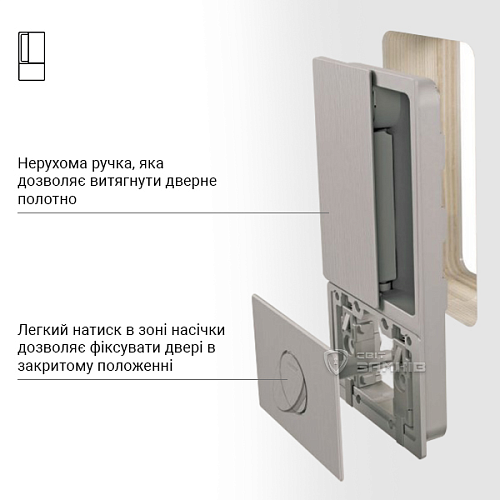 Ручки для розсувної системи AGB Wave WC B300020293 чорний матовий - Фото №5