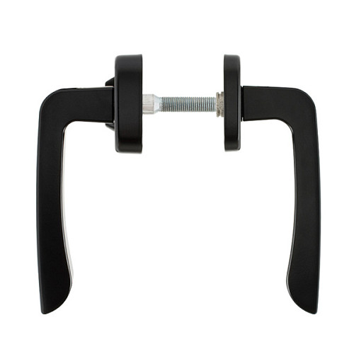 Ручки на планці з протектором ROSTEX Astra R 90мм (38-55мм) чорний - Фото №4