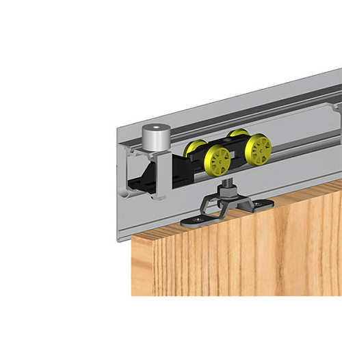 Розсувна система VALCOMP Herkules HS60 довжина 4 м на 2 полотна вагою до 60 кг - Фото №5