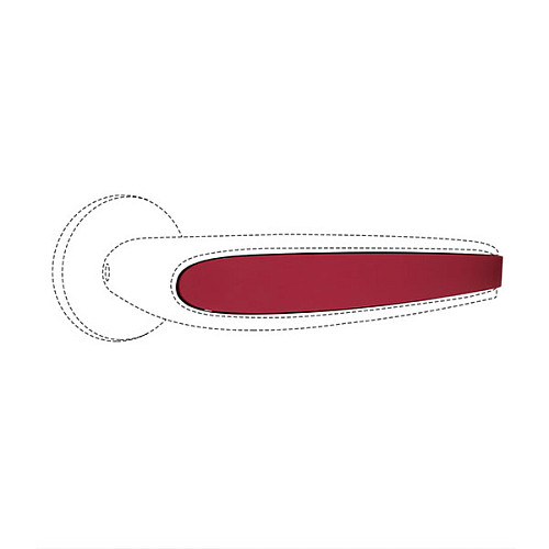 Вставка к ручке ABLOY Duetto 8/002 краска красная (комплект) - Фото №4