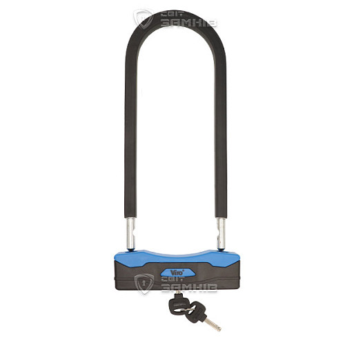 Замок для велосипеда VIRO Moto Sezione Black 255мм 2 ключа - Фото №7