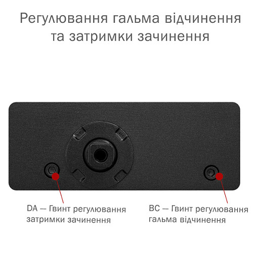 Дотягувач RYOBI DS-3550P BC/DA PRL HO з фіксацією до 100кг Чорний - Фото №8