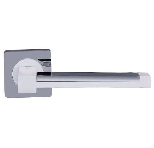 Ручки на розеті GAVROCHE Platinum Pt-Z3 W/CP біла емаль/хром - Фото №4