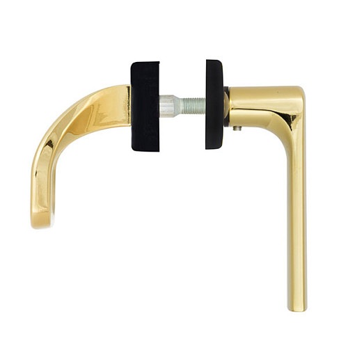 Ручки на планці ROSTEX 802 R 72мм (38-55мм) фіксована-натискна титан PVD - Фото №5