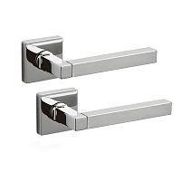 Ручки на розеті OLIVARI Time Q CA хром глянцевий/матовий