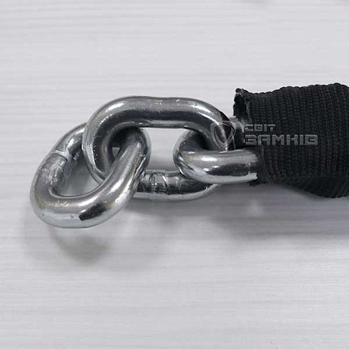 Замок для велосипеда TOKOZ Moto Pluto 50 Black з ланцюгом 200см 3 ключа - Фото №14