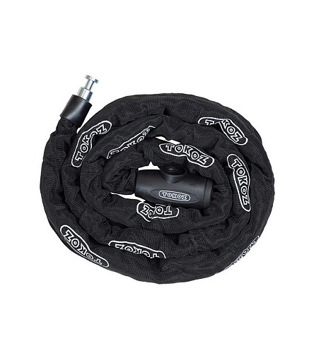 Замок для мотоцикла TOKOZ Moto Black з ланцюгом 200см 2 ключа - Фото №2