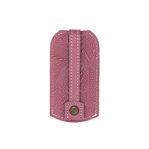 Ключниця-колокол КАРПАТИ шкіряна лавандова - Фото №2