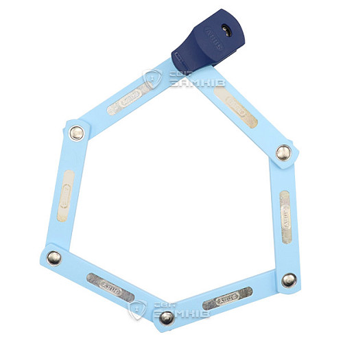 Замок для велосипеда ABUS 5700C/80 Bordo uGrip 80 см кодовый Core Blue голубой - Фото №6