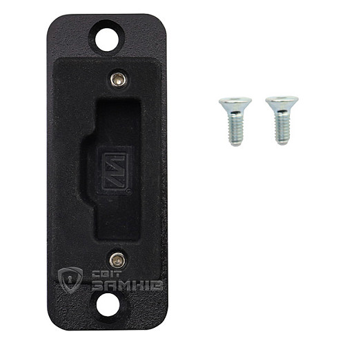 Зворотня планка WALA ALU2 для рами матовий чорний - Фото №3