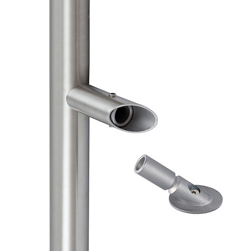 Ручка скоба ROSTEX Delta 1200/900 (половинка) нержавеющая сталь матовая - Фото №3