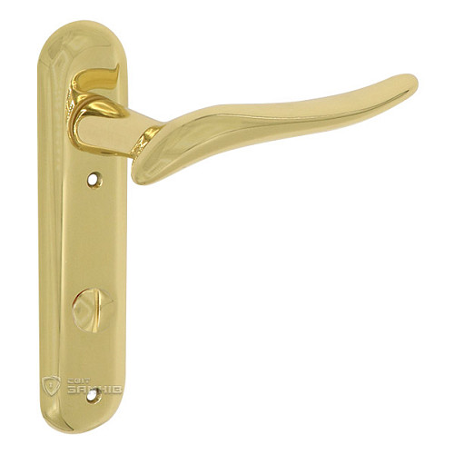 Ручки на планці Гамма к/п 72 WC OLV золото - Фото №2