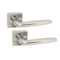 Ручки на розетте KEDR R06.766-AL SN/CP сатин/хром