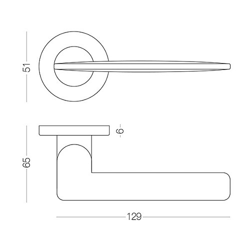 Ручки на розетте MVM Z-1808 (T19-E19) BLACK черный - Фото №7
