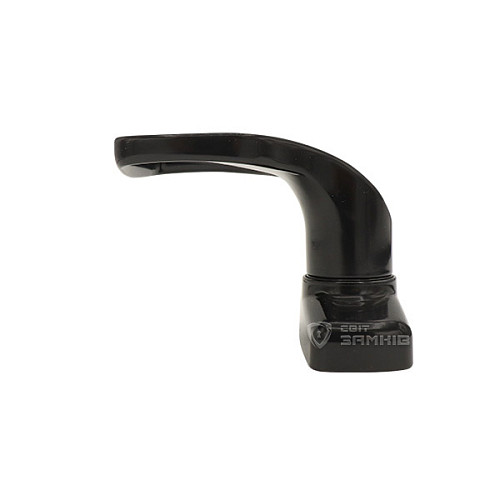 Ручки на розеті MEDOS Merkury натискна-фіксована чорна - Фото №7