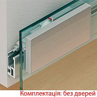Раздвижная система Design 40-V длина 2 м на 1 полотно весом до 40 кг с 2-х сторонним демпфером