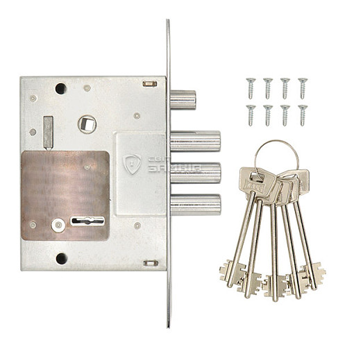 Механізм замка KALE 257LX (BS60*85мм) хром - Фото №4