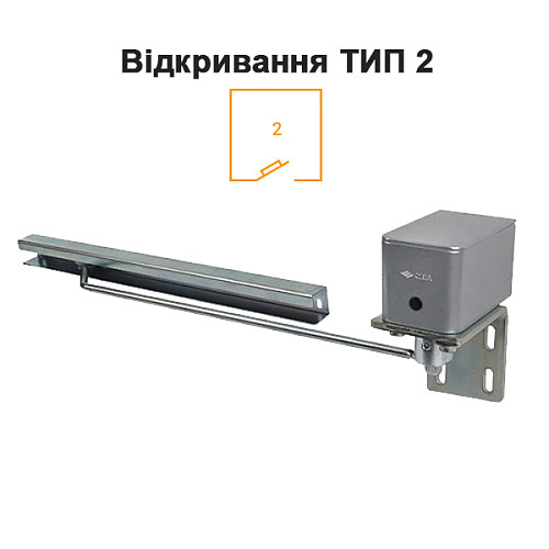 Дотягувач для хвіртки CISA C1310.11.2.97 пружинний до 55кг правий сірий - Фото №2