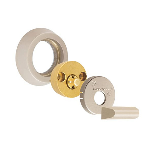 Замок врезной MUL-T-LOCK Dead Bolt Hercular MT5 + (BS60/70мм) матовый никель - Фото №5