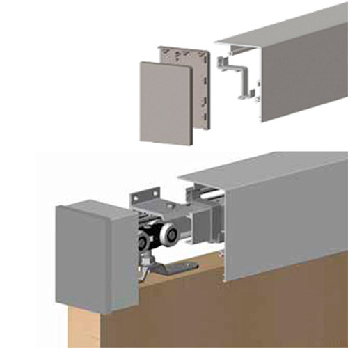 Маскировочная планка VALCOMP Herkules WOOD CLIP длина 1,98м для двери до 40 мм серебро - Фото №3