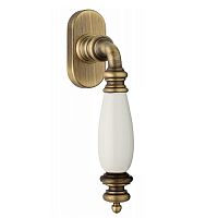 Ручка оконная FADEX Siena DK B02 бронза матовая/белая керамика