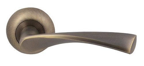 Ручки на розеті COMIT Vela (CM-59) матова антична бронза - Фото №2