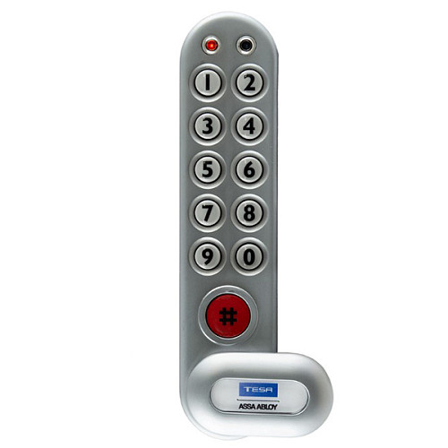 Мебельный замок TESA Code 1000 Univ электронный кодовый серый - Фото №8