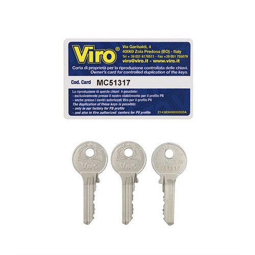 Замок навісний VIRO PANZER ST.STEEL 4117.Х (3 ключа) - Фото №4