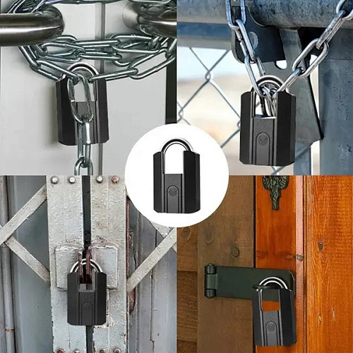 Розумний замок PES Titan Bluetooth навісний чорний - Фото №9