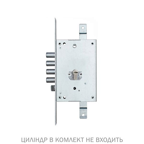 Механизм замка MUL-T-LOCK A528 (BS63 * 85мм) хром полированный без об.планки - Фото №6