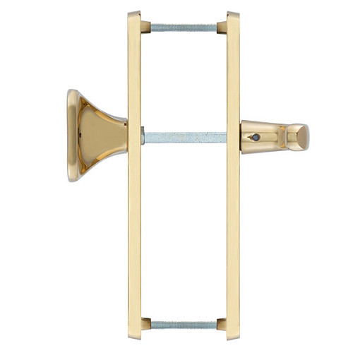 Ручки на планке ROSTEX Profile Z 85мм (57-62мм) фиксированная-нажимная титан PVD - Фото №4