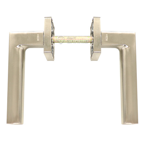 Ручки на розеті KEDR R08.148-AL SN/CP сатин/хром - Фото №3