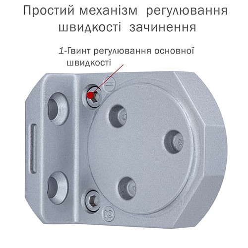 Дотягувач RYOBI DS-3550P BC/DA PRL HO з фіксацією до 100кг Сірий - Фото №6