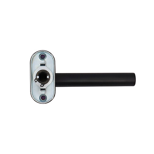 Ручки на розеті ABARO Lido FM фіксована-натискна чорний - Фото №7