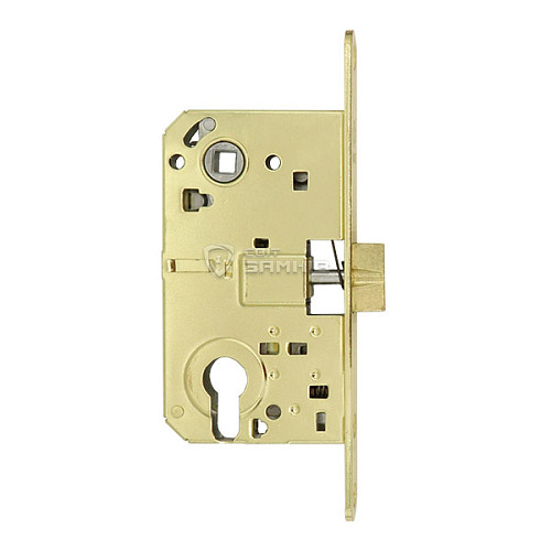 Механизм замка GAVROCHE GR85 PZ (BS50*85мм) метал.язичок PB золото - Фото №2