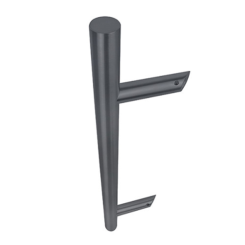 Ручки скобы ABARO Bali 45° L:1000 X:800 D:32mm SS 304 антрацит RAL 7016 (комплект) - Фото №2