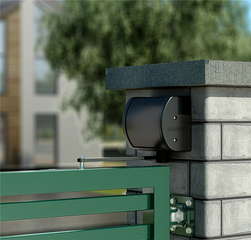 Дотягувач для хвіртки LOCINOX Panther з монтажем на стіну і стовп чорний - Фото №5