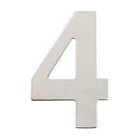 Цифра «4» нержавеющая сталь